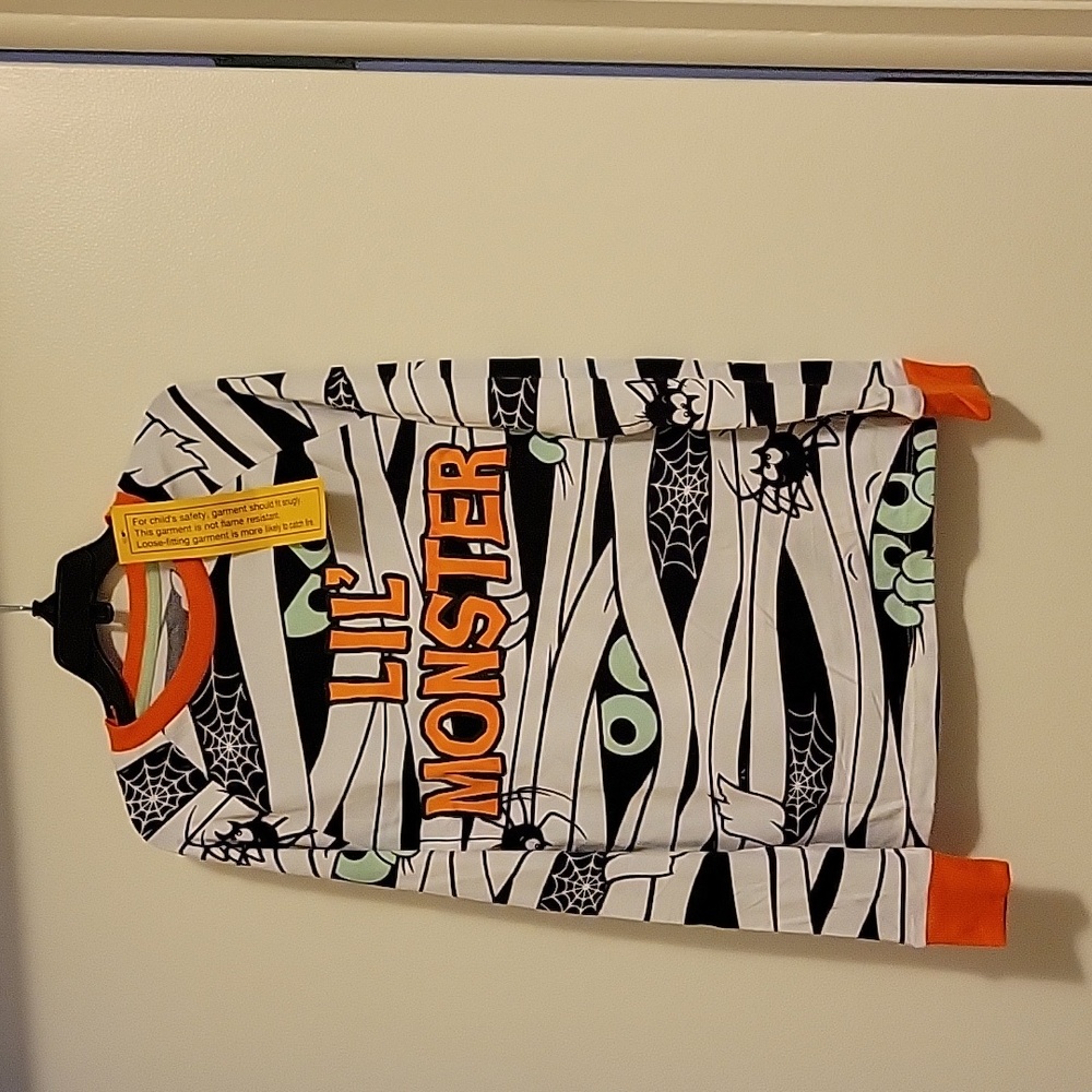 NWT: Halloween Lil' Monster Glow in the Dark Pajamas - Picture 2 of 14